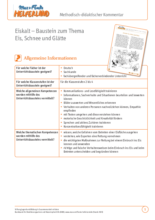 Jugend Und Bildung - Max Und Flocke Helferland: Sicher Durch Schnee Und Eis